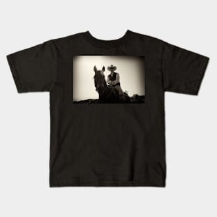 Riding into the sunset Kids T-Shirt